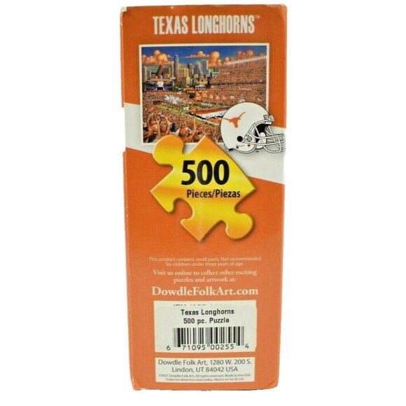 Dowdle Puzzles UT Texas Longhorns Memorial Stadium 500 Piece Jigsaw Puzzle New - Picture 4 of 6